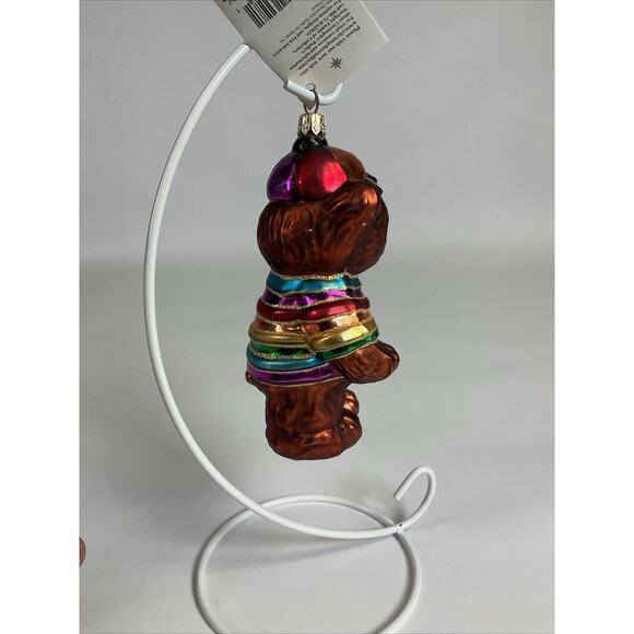 Christmas Ornament 1999 Christopher Radko "Cubby's Rainbow" Bear - Picture 8 of 12